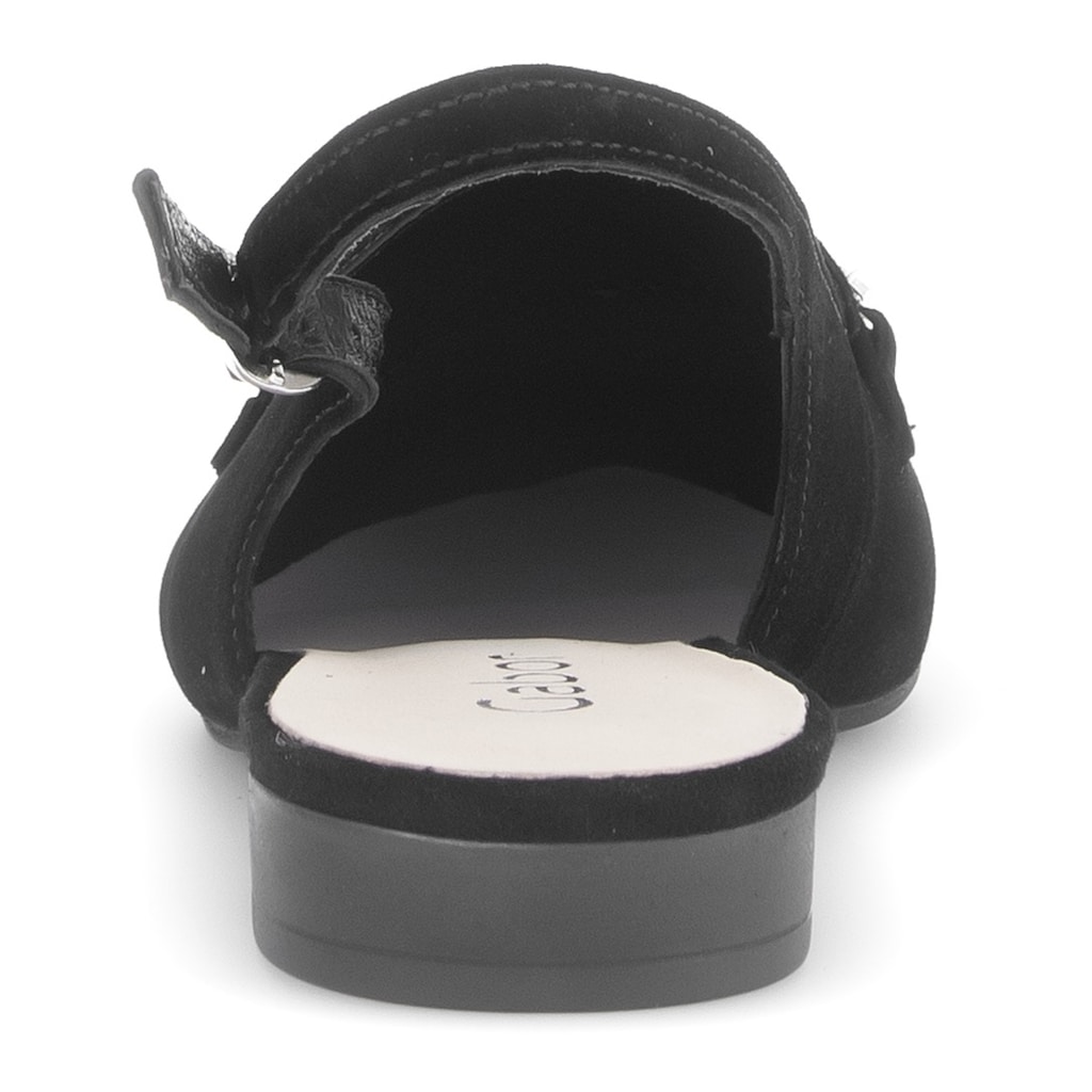 Gabor Slingpumps Blockabsatz Abendschuh Festtagsschuh In Spitz Zulaufender Form Bestellen