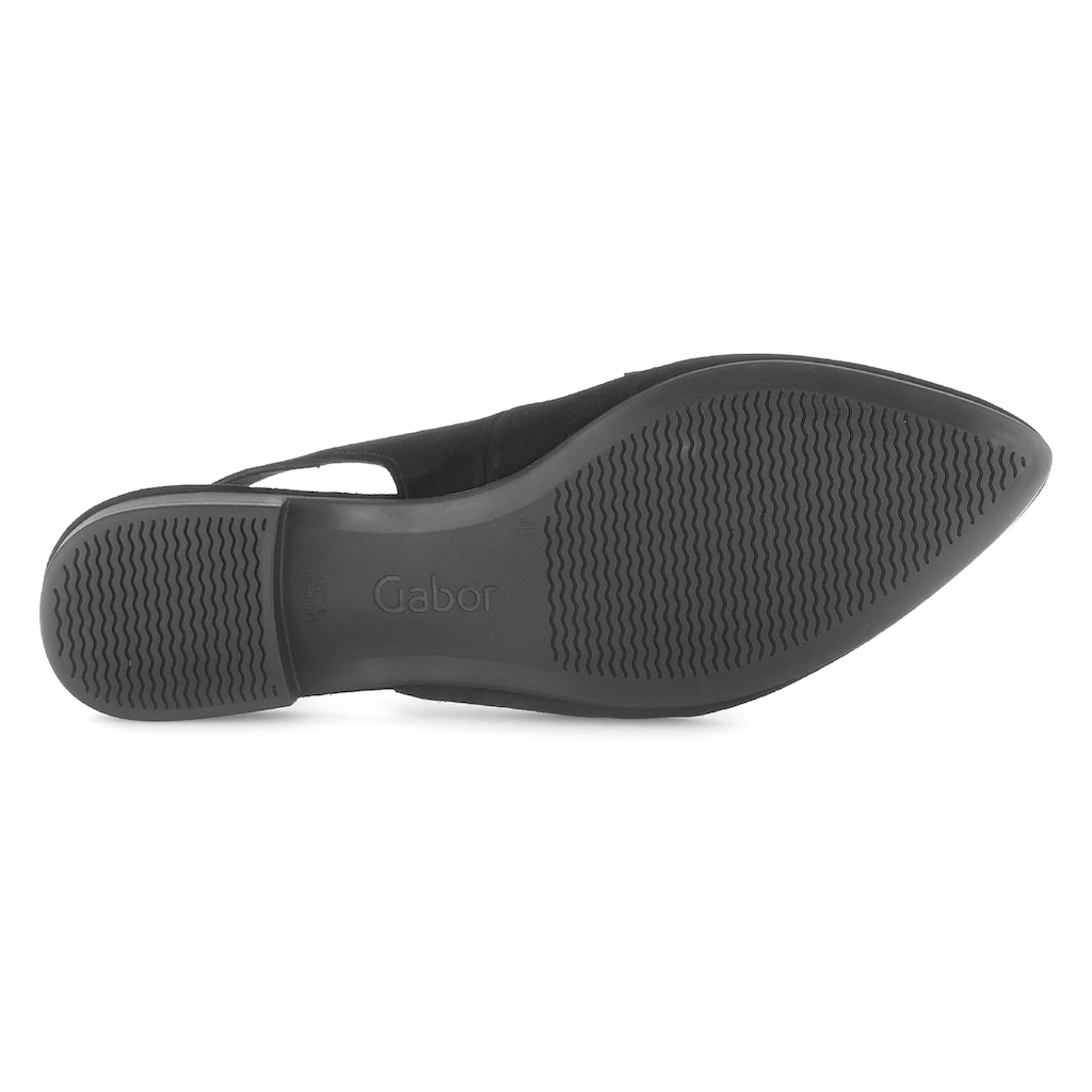 Gabor Slingpumps Blockabsatz Abendschuh Festtagsschuh In Spitz Zulaufender Form Bestellen