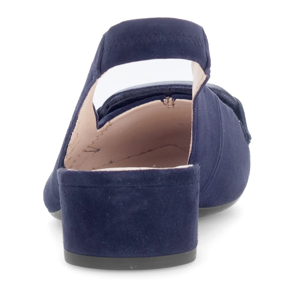 Gabor Slingpumps Blockabstz Festtagsschuh Hochzeitsschuh Mit Elastischem Riemchen