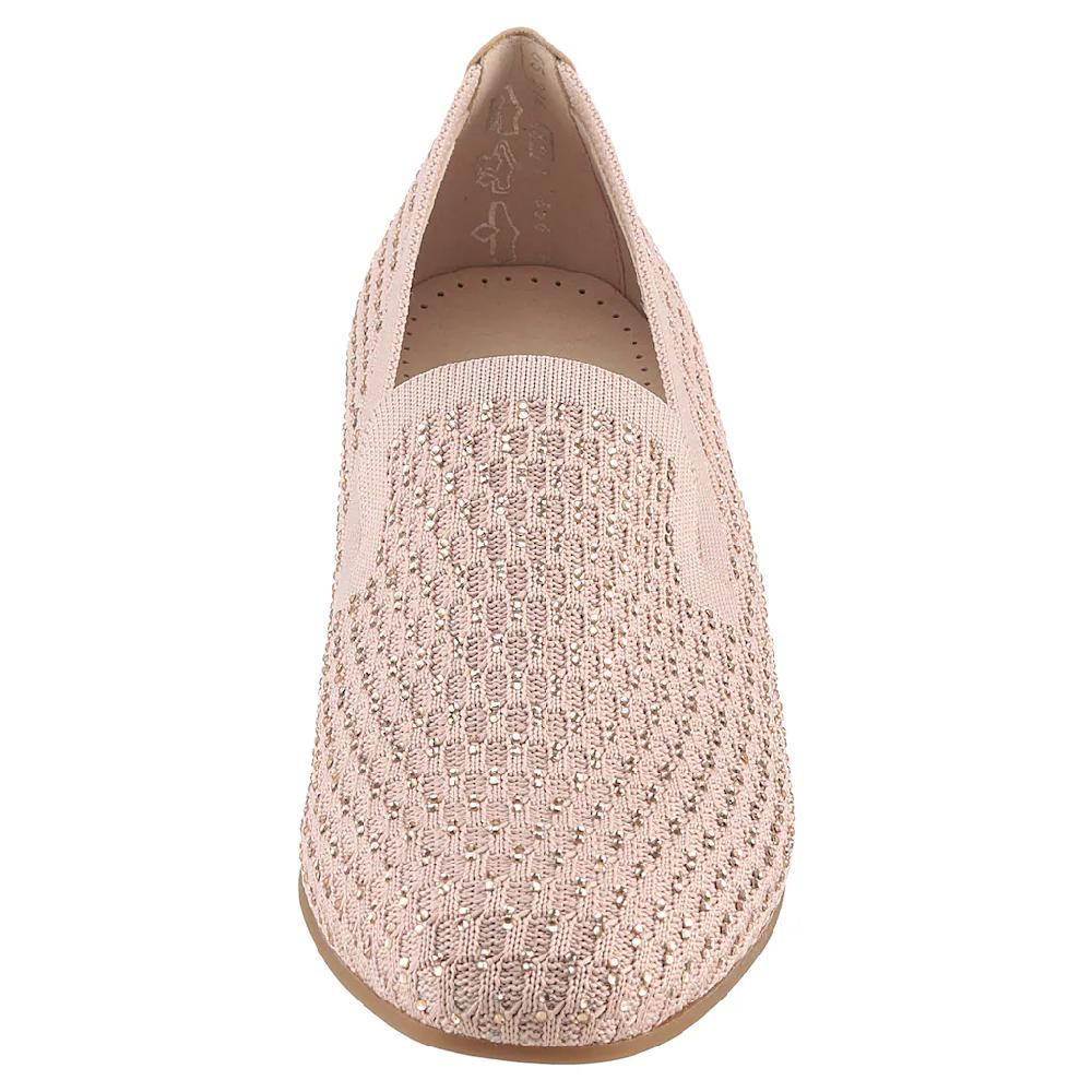 Gabor Slipper Blockabsatz Loafer Bequemschuh Mit Funkelnden Strass-Steinen