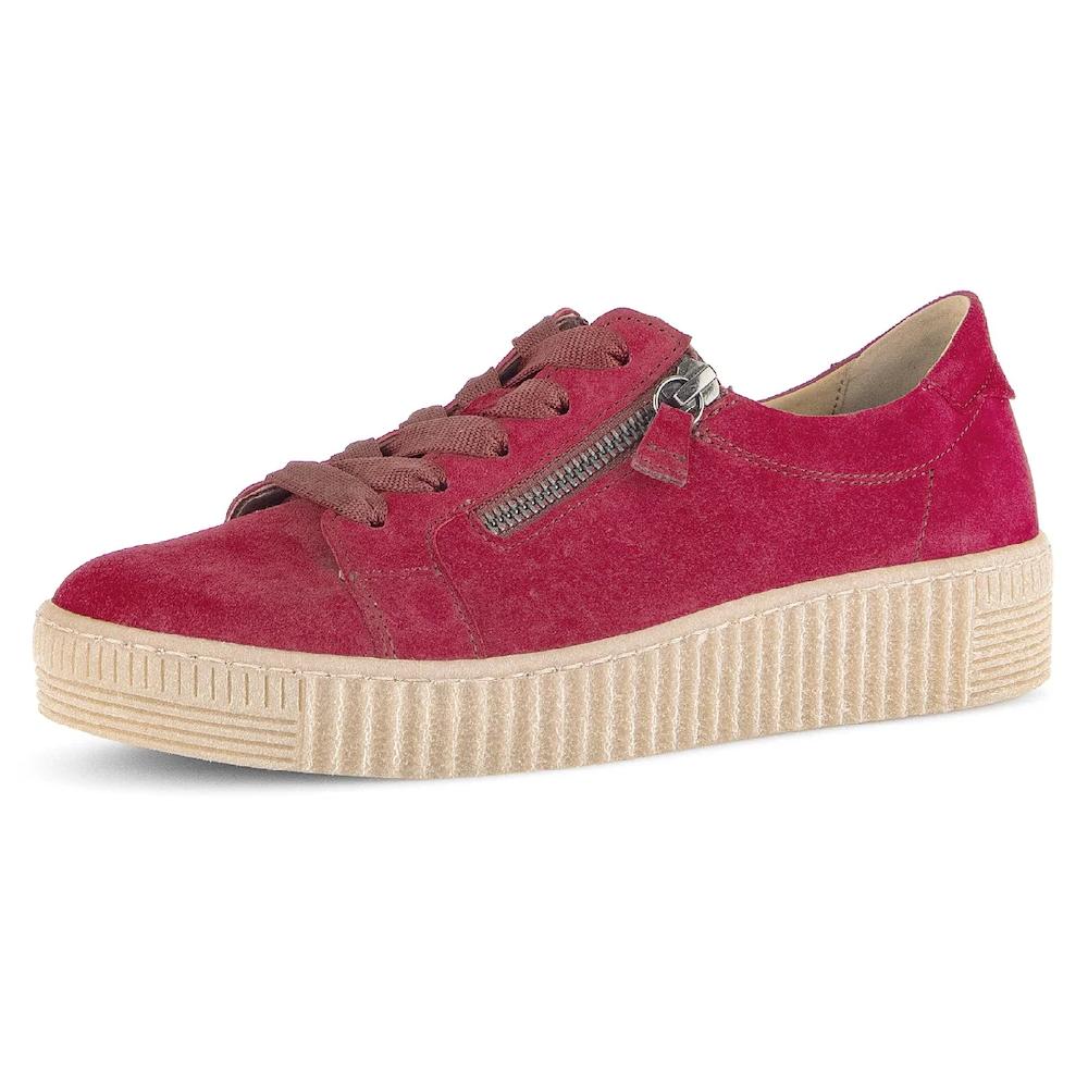 Gabor Sneaker Plateau Freizeitschuh Halbschuh Schnürschuh zwei Reißverschlüsse kaufen