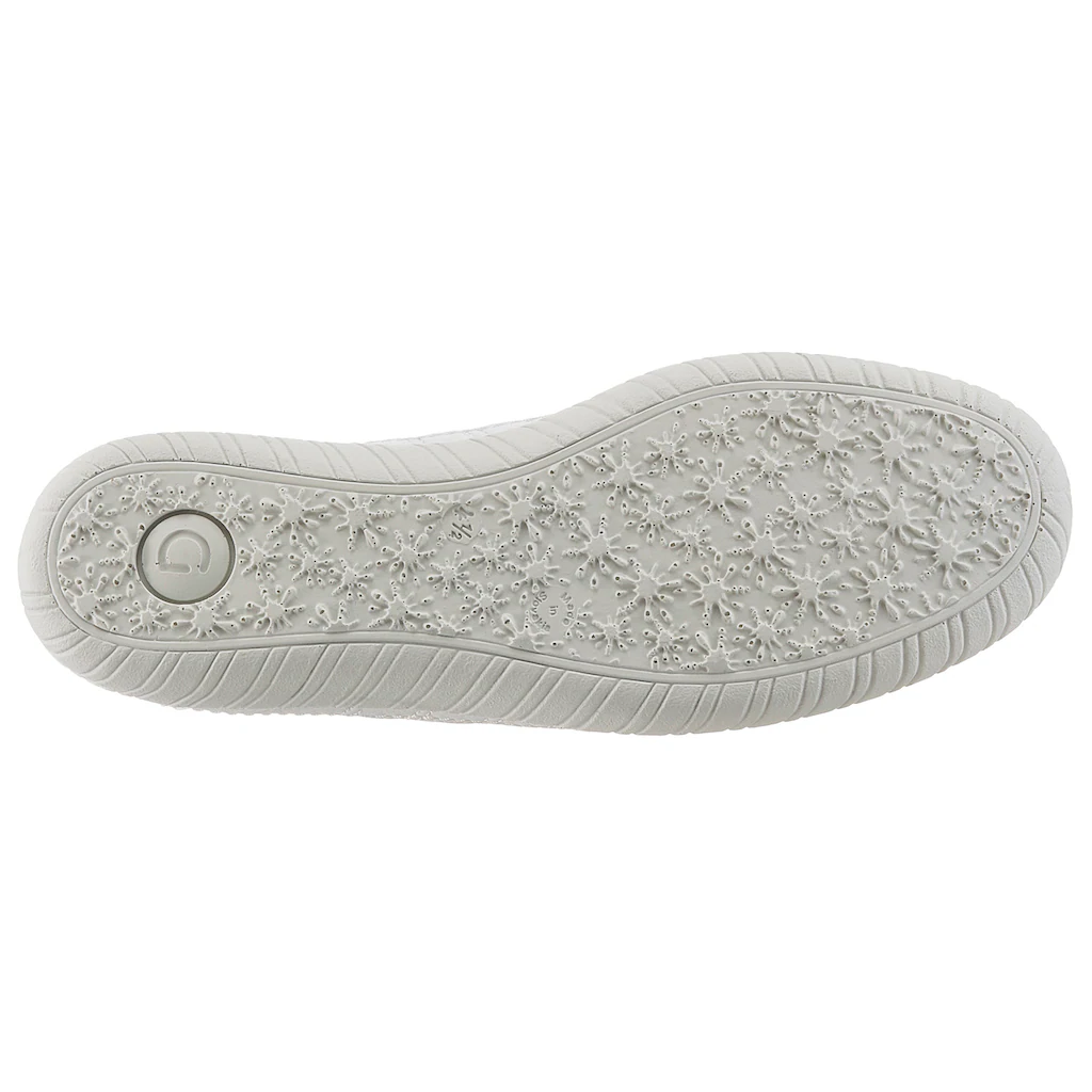 Gabor Sneaker »YORK« Mit Modischer Ziersteppung Freizeitschuh Halbschuh Schnürschuh