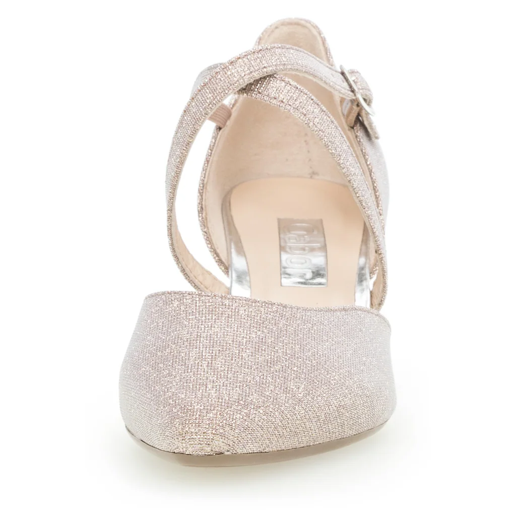 Gabor Spangenpumps Abendschuh Brautschuh Trichterabsatz In Glitzer-Optik Online Kaufen