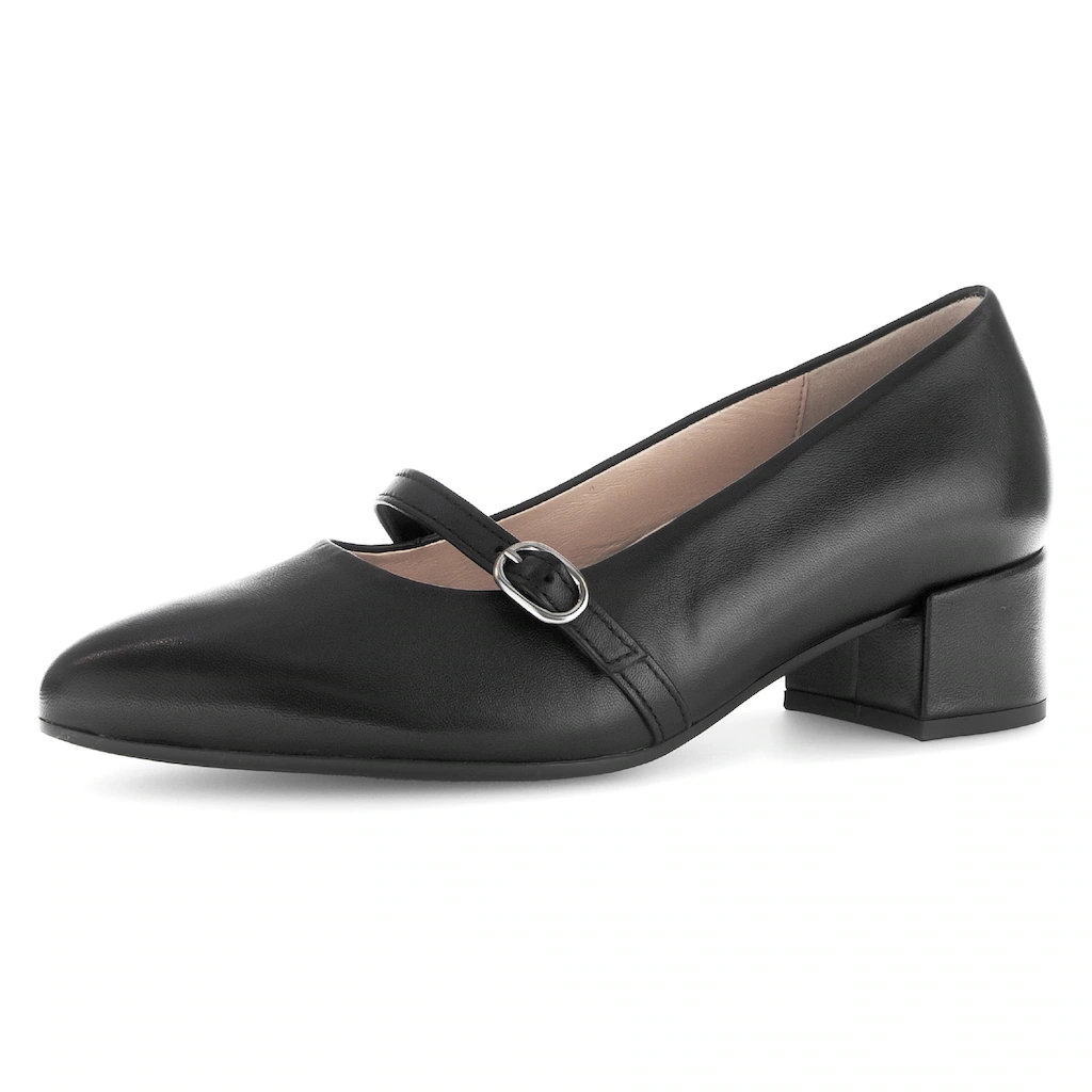 Gabor Spangenpumps Blockabsatz Abendschuh Businessschuh mit Wechselfußbett