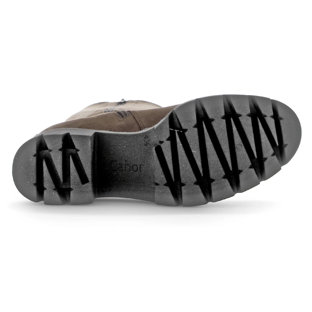 Gabor Stiefel Blockabsatz Plateau Langschaftstiefel Mit XS-Stretch-Schaft ▷ Für