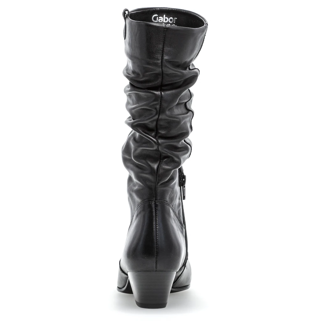 Gabor Stiefel Mit Raffungen Am Slouchy Schaft Kaufen