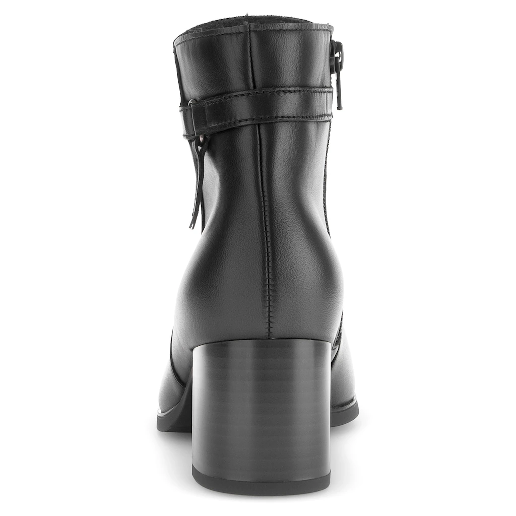 Gabor Stiefelette Blockabsatz Ankleboots Businesschuh Best Fitting-Ausstattung Bestellen