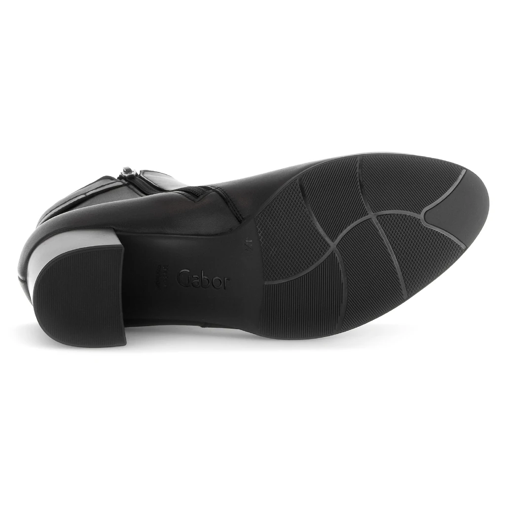 Gabor Stiefelette Blockabsatz Ankleboots Businesschuh Best Fitting-Ausstattung Bestellen