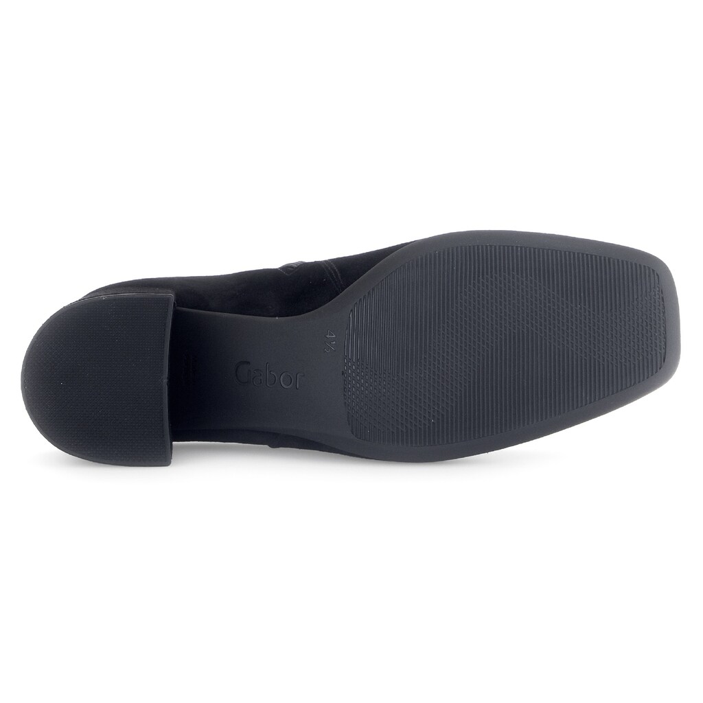 Gabor Stiefelette Blockabsatz Businessschuh Komfortschuh In Schuhweite G (= Weit) Kaufen