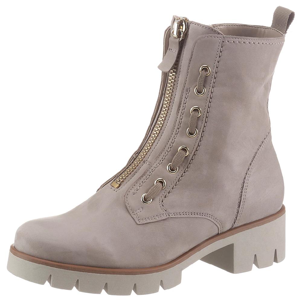 Gabor Stiefelette Blockabsatz Plateau Boots mit modischen Durchzügen kaufen