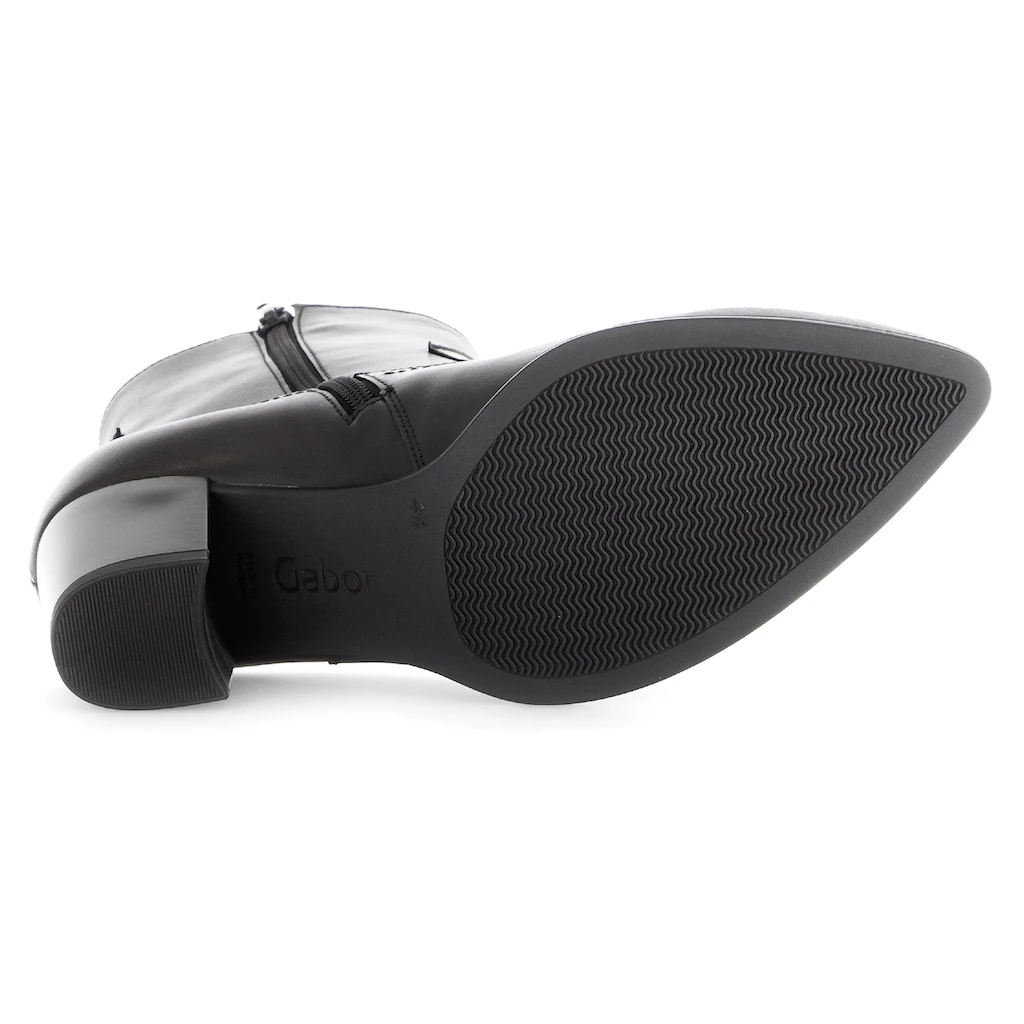 Gabor Westernstiefelette Blockabsatz Cowboyboots Stiefelette Spitz Zulaufende Form Bestellen