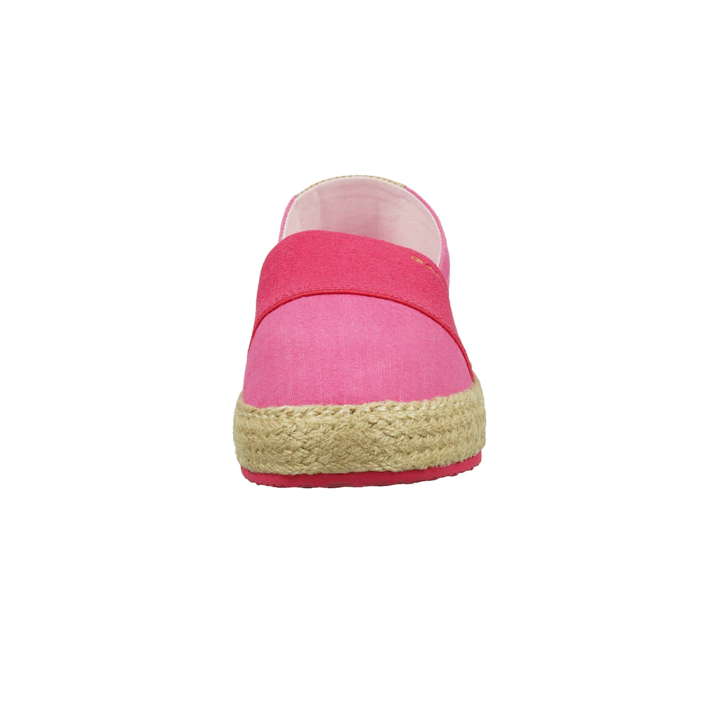 Gant Espadrille »Raffiaville« Strandschuh Slipper Mit Bast-Verzierung