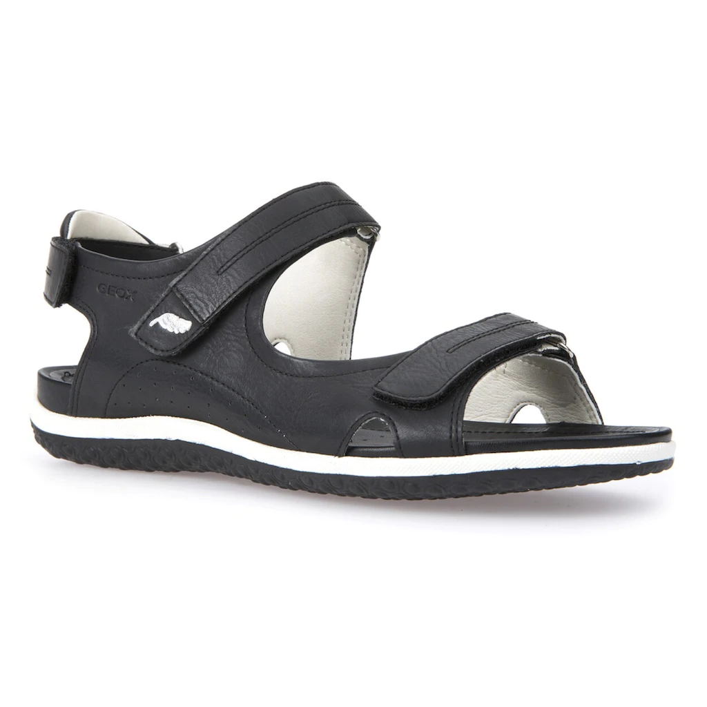 Geox Sandale »D SANDAL VEGA« Sommerschuh Sandalette Klettschuh mit Lederinnensohle