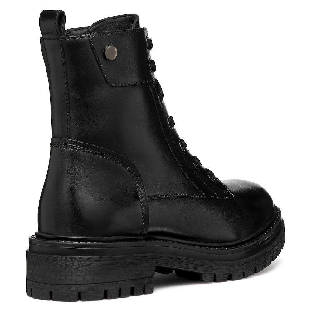 Geox Schnürboots »D IRIDEA G« Chunky Boot Plateau Stiefelette Mit Blockabsatz Online Bestellen