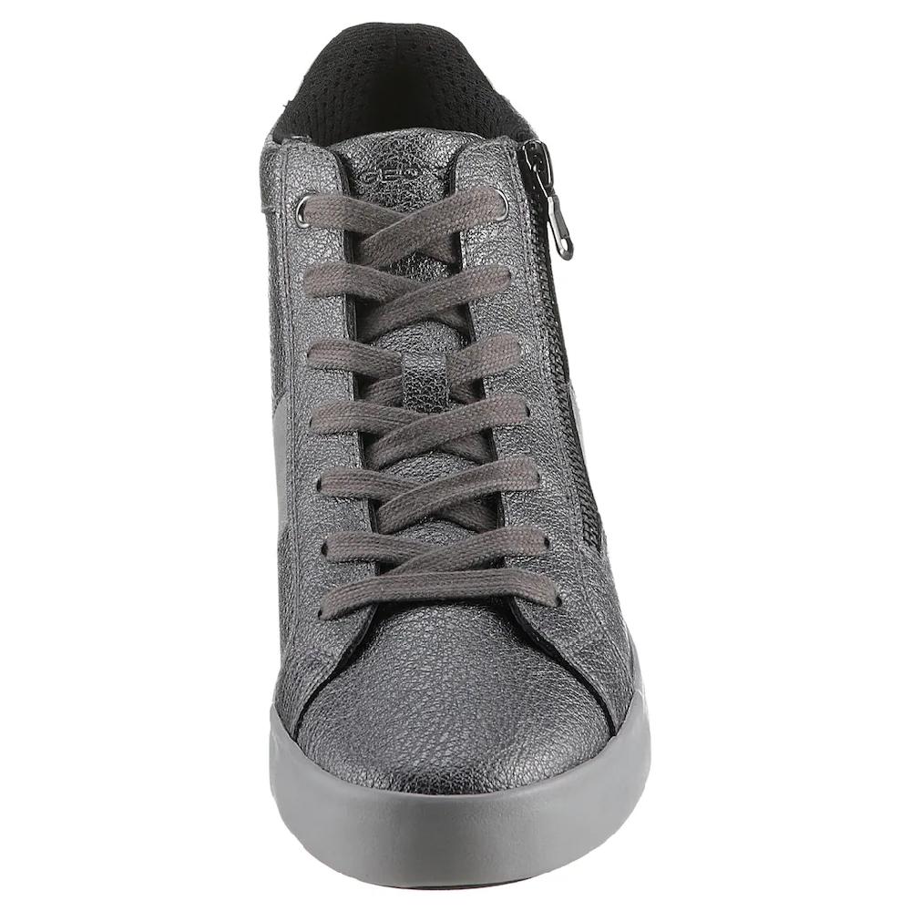 Geox Sneaker »D BLOMIEE D« Freizeitschuh Boots Hightop Im Metallic Look Online Kaufen