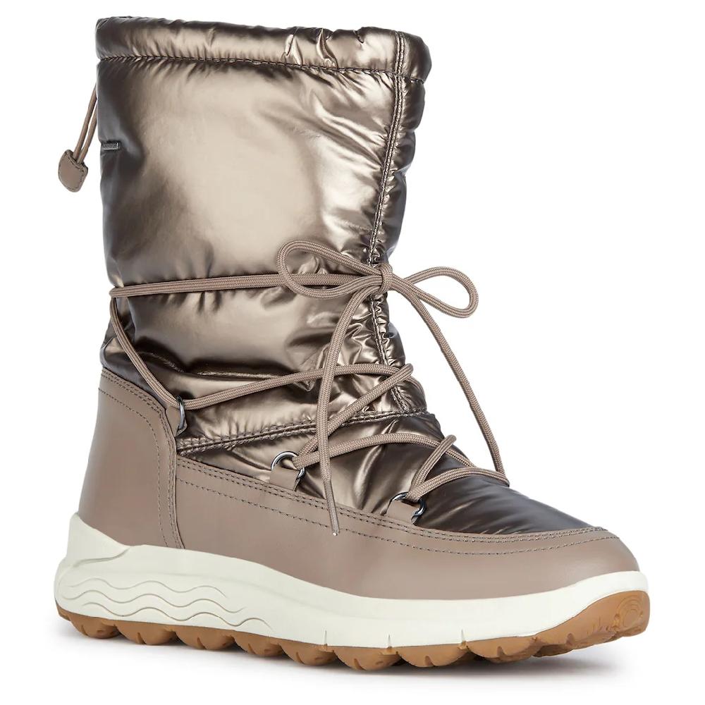 Geox Winterboots »D SPHERICA 4X4 B ABX« Schnee Winter Keilabsatz Schnürschuh mit TEX-Ausstattung ▷ für
