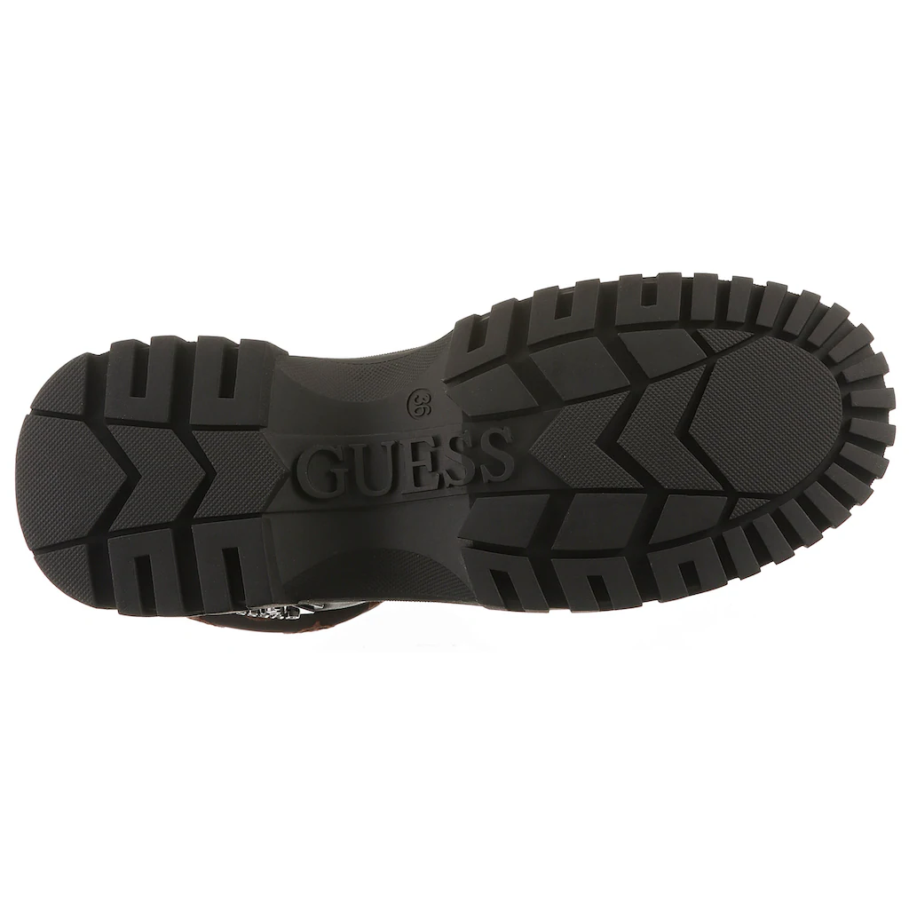 Guess Schnürboots »LOFIRA« Mit Markanter Laufsohle Online Kaufen