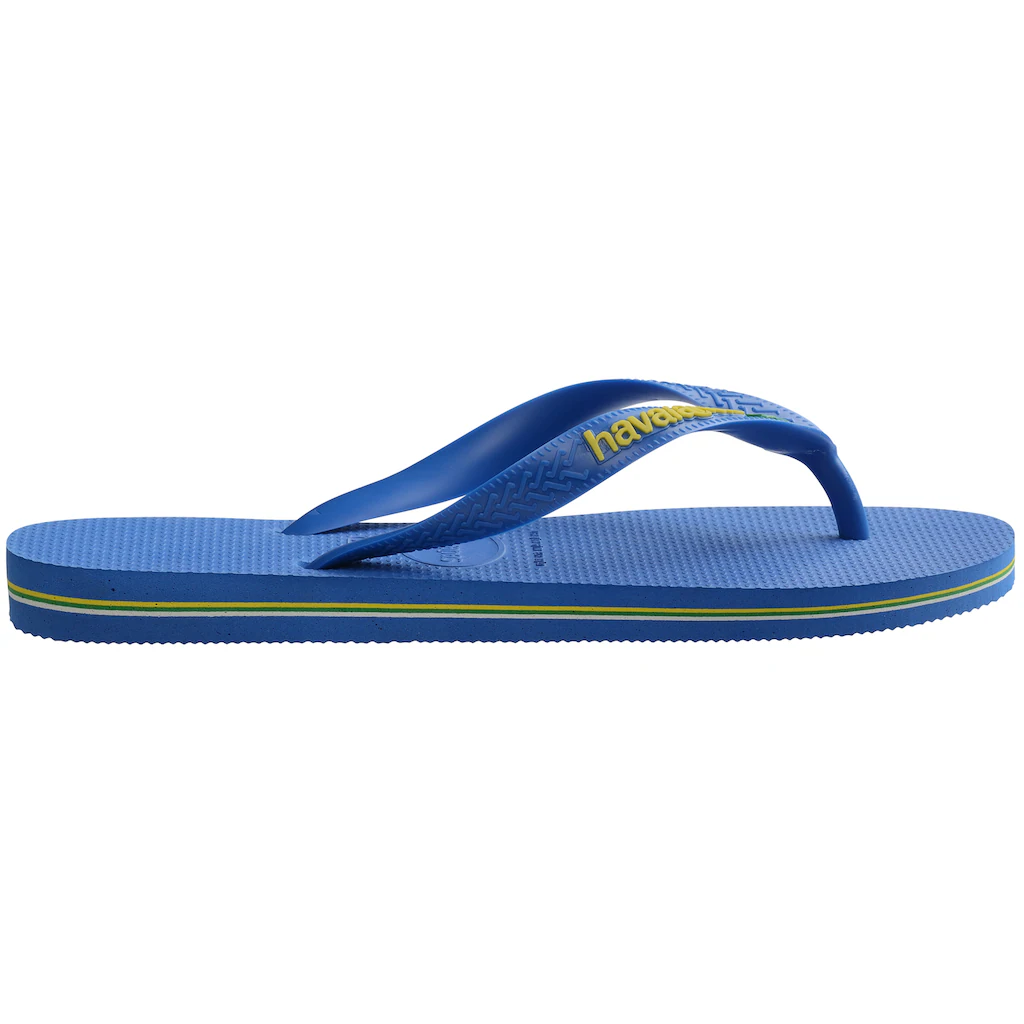 Havaianas Zehentrenner »BRASIL LOGO NEON« Sommerschuh Schlappen Poolsildes Mit Brasil Detail
