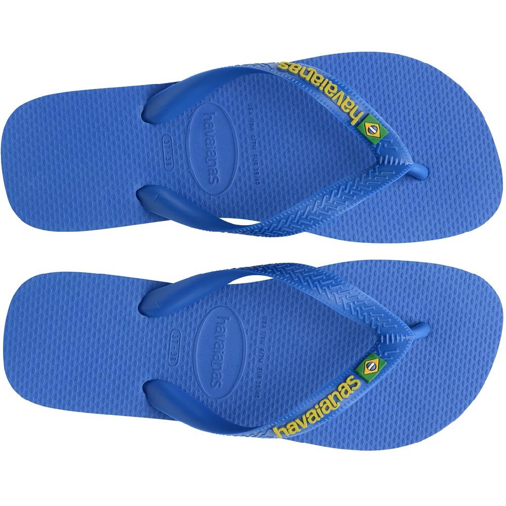 Havaianas Zehentrenner »BRASIL LOGO NEON« Sommerschuh Schlappen Poolsildes Mit Brasil Detail
