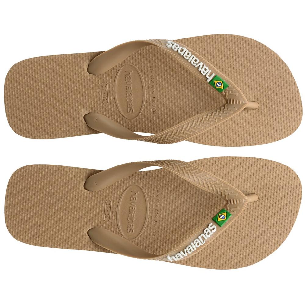 Havaianas Zehentrenner »BRASIL LOGO« Sommerschuh Schlappen Poolsildes Mit Logoschriftzug