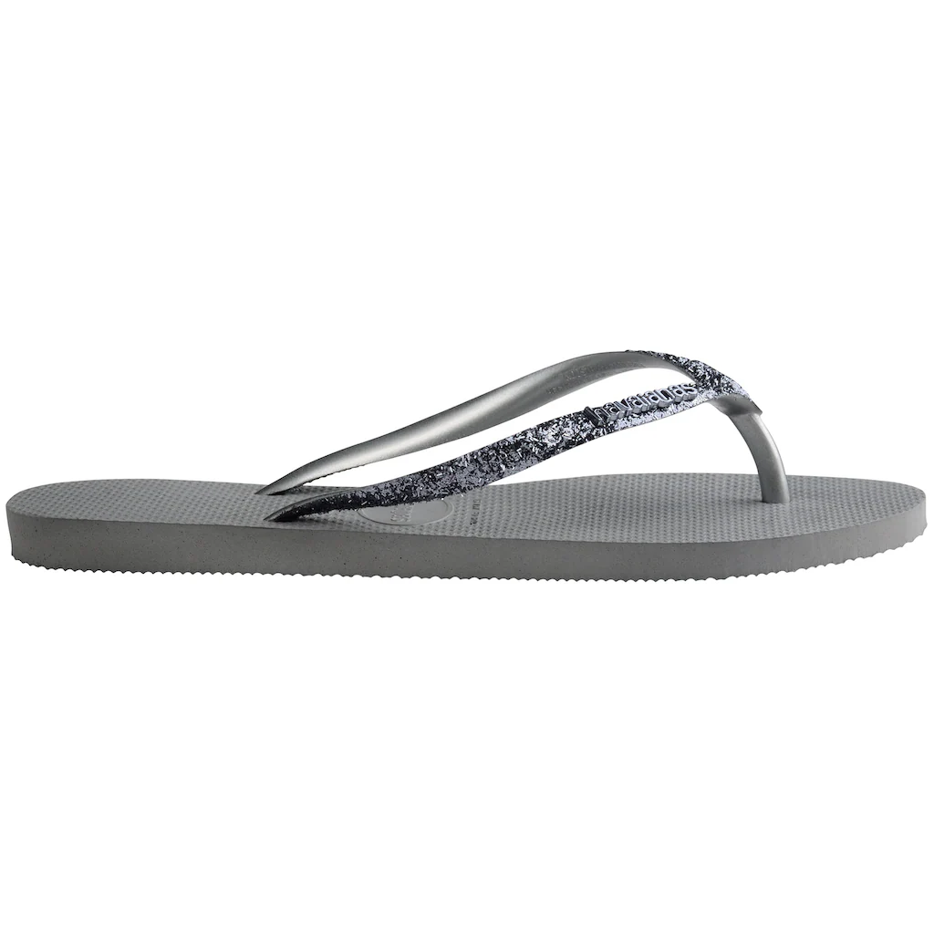 Havaianas Zehentrenner »SLIM GLITTER 2« Sommerschuh Schlappen Poolsildes Mit Glitzernden Details