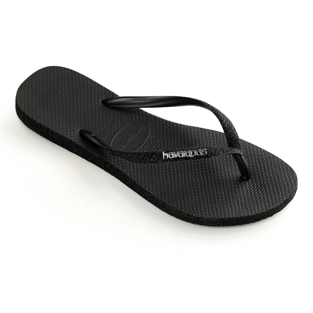 Havaianas Zehentrenner »SLIM SPARKLE 2« Sommerschuh Schlappen Poolsildes mit Glitzer