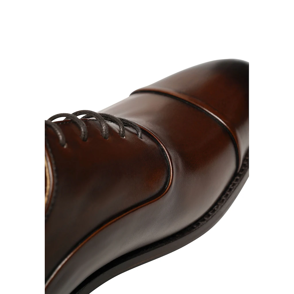 Henry Stevens Schnürschuh »Marshall CO1 Businessschuh« Herren Halbschuhe Leder Handgefertigt Anzugschuhe