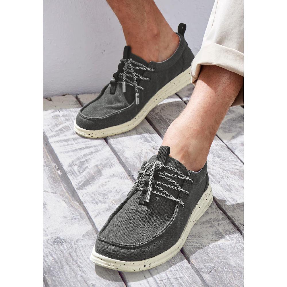 John Devin Sneaker In Leicht Melierter Optik Freizeitschuh Halbschuh VEGAN Bestellen