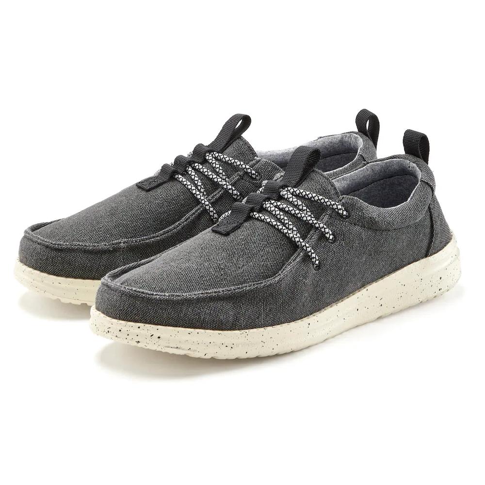John Devin Sneaker in leicht melierter Optik Freizeitschuh Halbschuh VEGAN bestellen