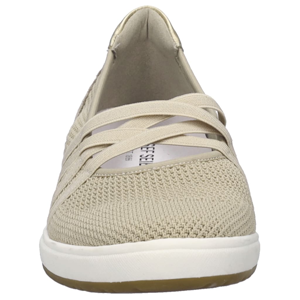 Josef Seibel Riemchenballerina »Caren 67« Slipper Sneaker Schlupfschuh Mit Metallic Einsatz An Der Ferse Online Kaufen