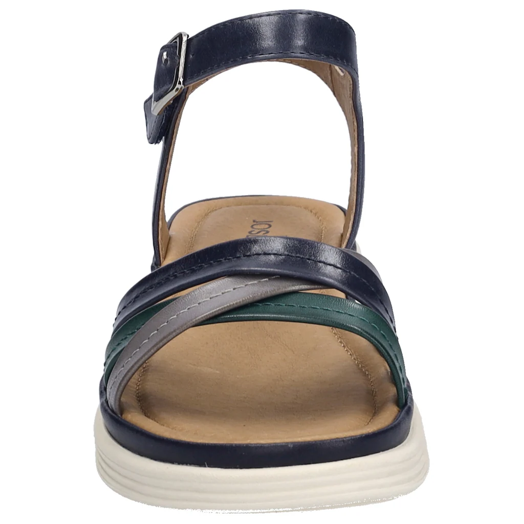 Josef Seibel Sandale »Sevran 02« Plateausandale Keilsandale Mit Modischer Kreuzbandage