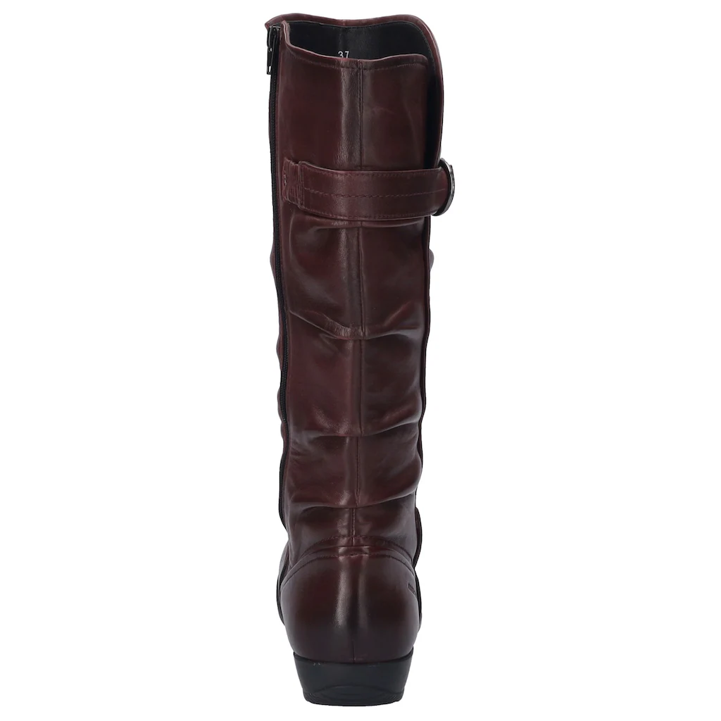Josef Seibel Schlupfboots »Naly 23« Stiefel Schlupfstiefel Winterstiefel Mit Raffungen Und XS-Schaft