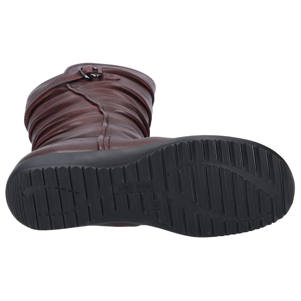 Josef Seibel Schlupfboots »Naly 23« Stiefel Schlupfstiefel Winterstiefel Mit Raffungen Und XS-Schaft