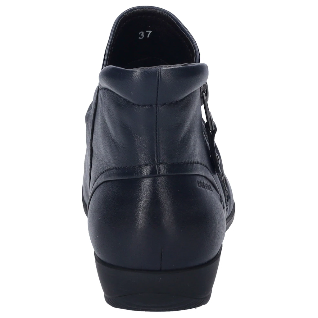 Josef Seibel Schlupfboots »Naly 41« Stiefelette Komfortschuh Mit Gerafftem Schaft