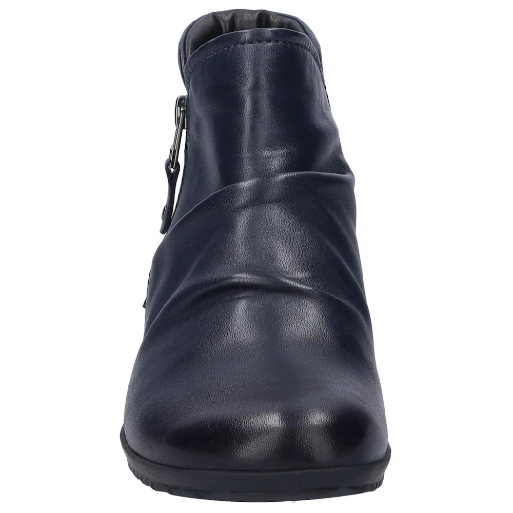 Josef Seibel Schlupfboots »Naly 41« Stiefelette Komfortschuh Mit Gerafftem Schaft