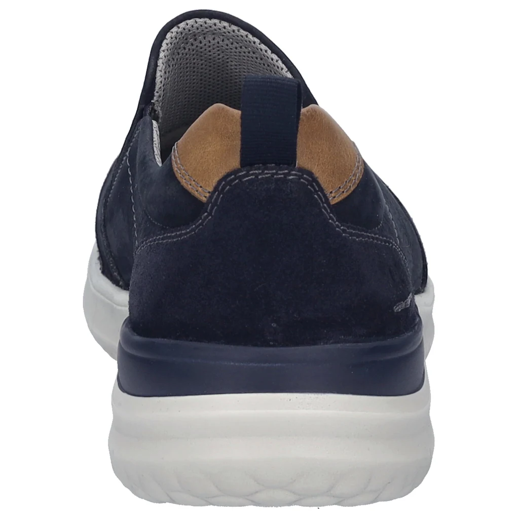 Josef Seibel Slip-On Sneaker »Wales 04« Slipper Komfortschuh Schlupfschuh Mit Elastischem Gummizug-Einsatz