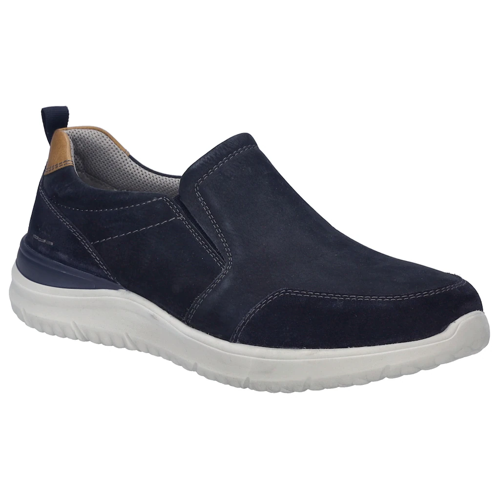 Josef Seibel Slip-On Sneaker »Wales 04« Slipper Komfortschuh Schlupfschuh mit elastischem Gummizug-Einsatz