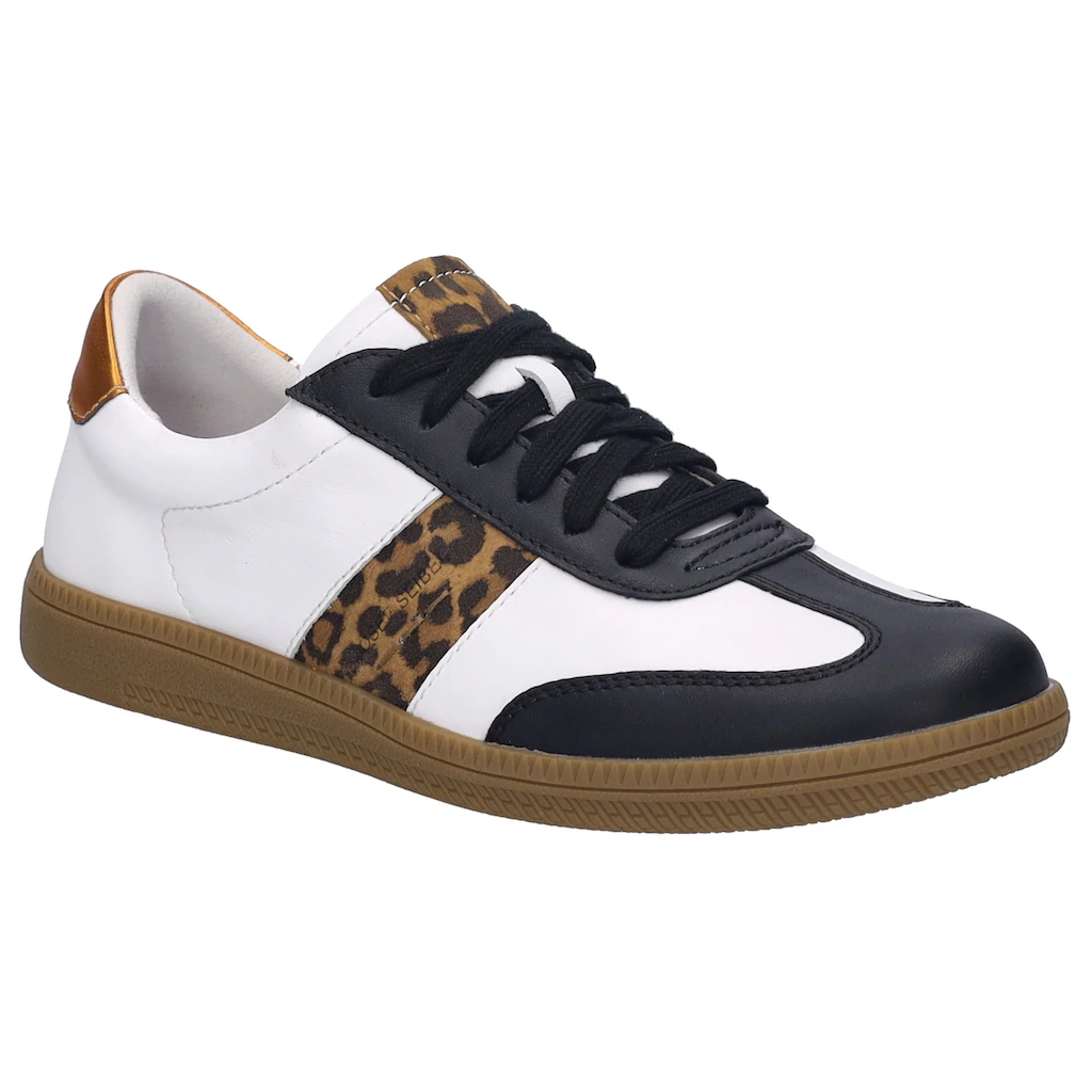 Josef Seibel Sneaker »Joleen 03« Retro Sneaker Schnürschuh Komfortschuh mit Leo-Muster