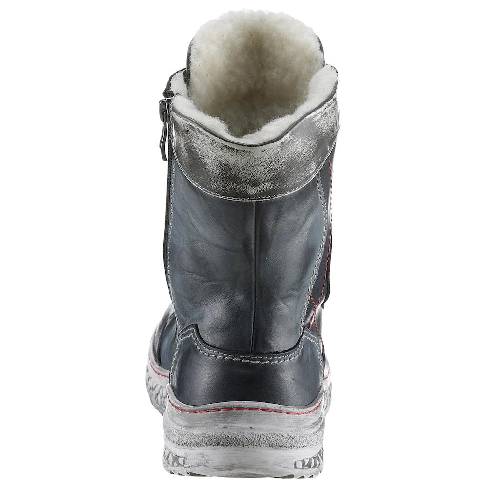 KRISBUT Winterboots Winterstiefel Boots Schnürboots Mit Komfortweite: Sehr Weit Online Kaufen