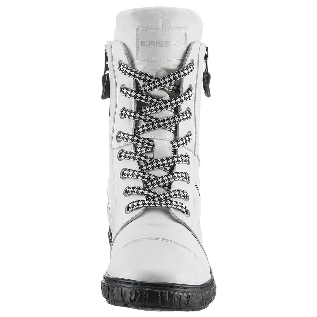 KRISBUT Winterstiefelette »Schuhweite: Weit« Schnürstiefel Winterstiefel Komfortschuh Mit Warmfutter Bestellen