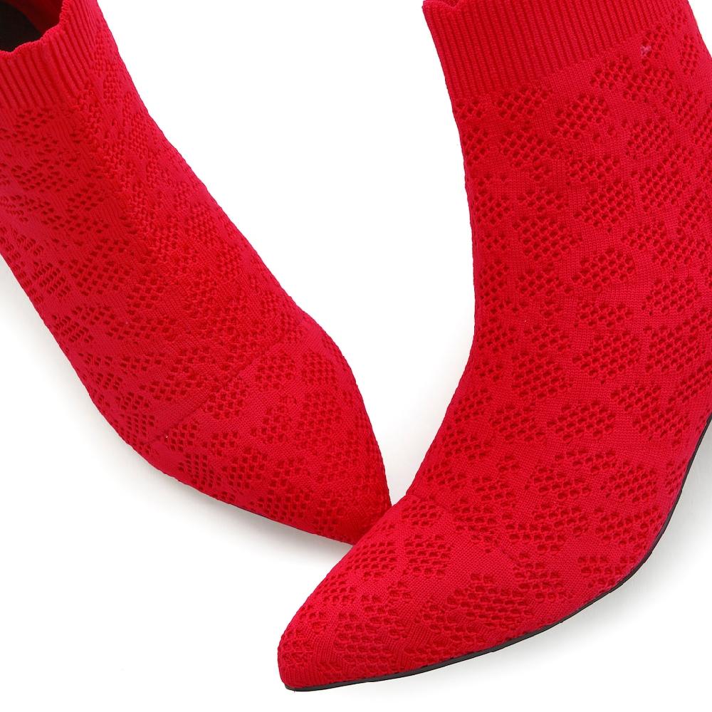 LASCANA Ankleboots High Heel Stiefelette Stiefel Kleiner Absatz & Elastischer Spitze ▷ Für