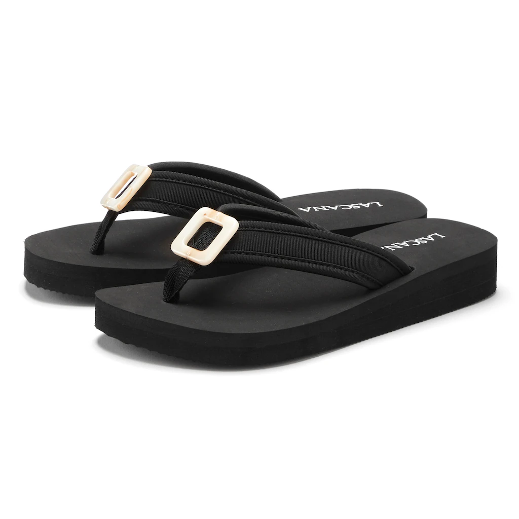 LASCANA Badezehentrenner Mit Zier Applikation VEGAN