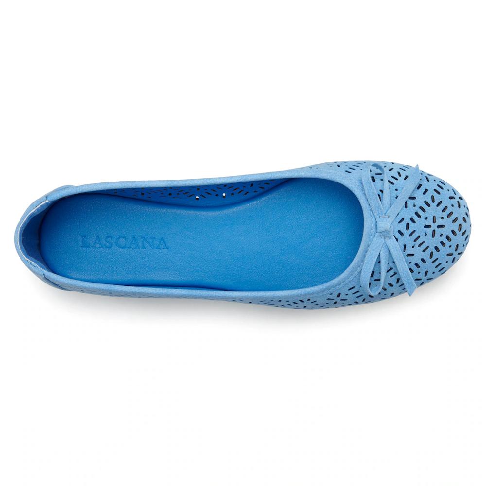 LASCANA Ballerina Freizeitschuh Slipper Halbschuh Mit Kleinen Cut-Outs VEGAN Online Bestellen