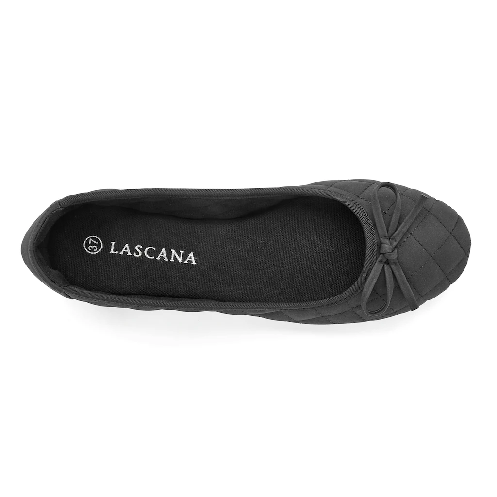 LASCANA Ballerina Mit Schleifenapplikation VEGAN Online Bestellen