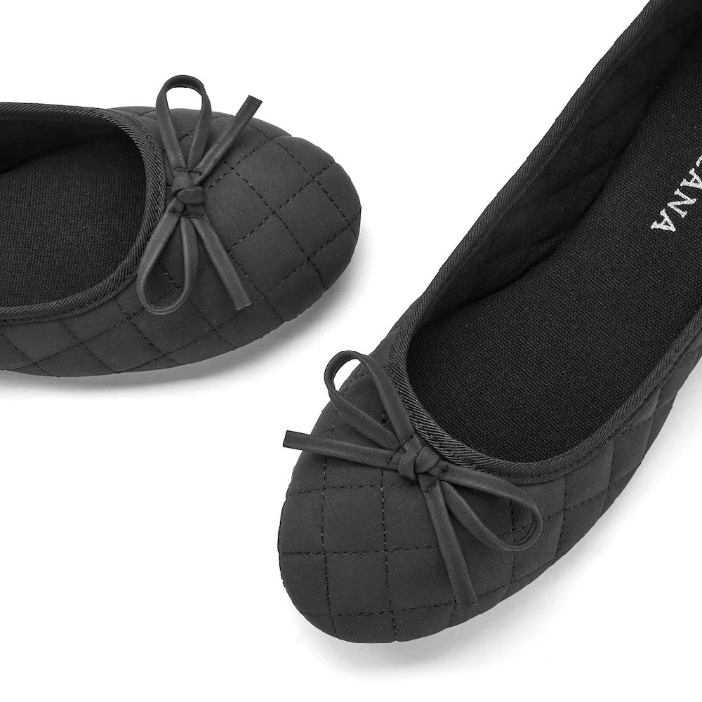 LASCANA Ballerina Mit Schleifenapplikation VEGAN Online Bestellen