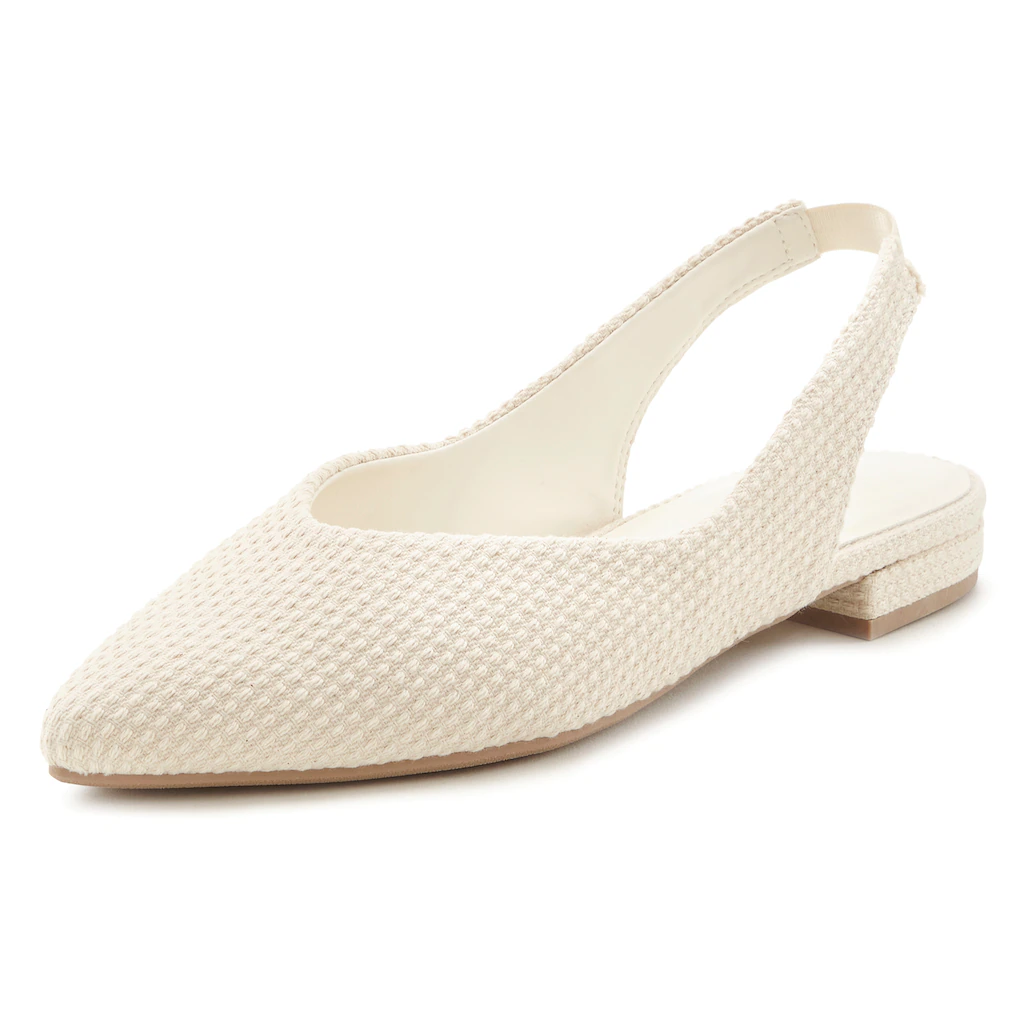LASCANA Ballerina Sling-Ballerina VEGAN