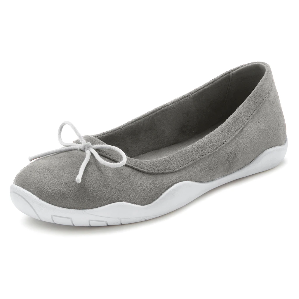 LASCANA Ballerina »Sneaker « Leichter Freizeitschuh Slipper Halbschuh Flache Sohle VEGAN Kaufen