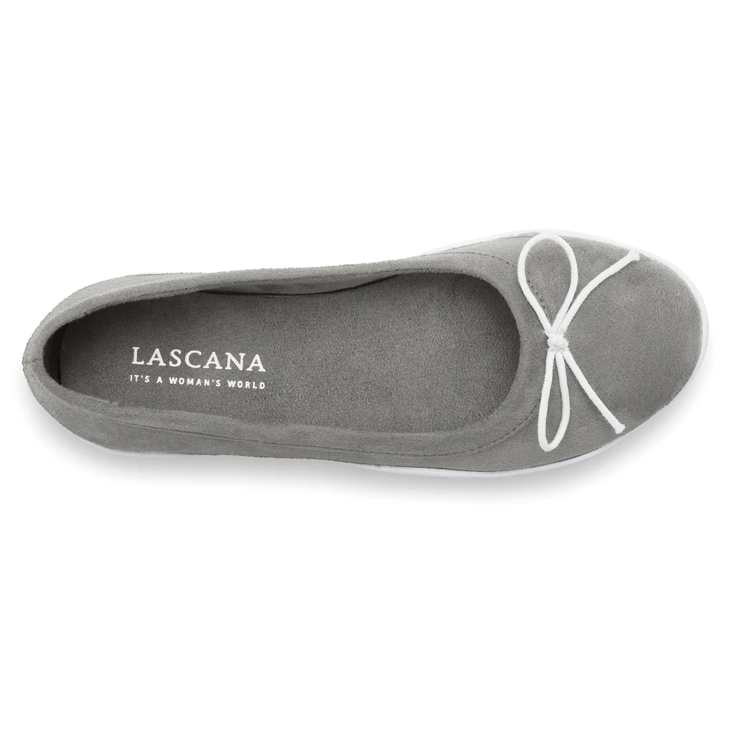LASCANA Ballerina »Sneaker « Leichter Freizeitschuh Slipper Halbschuh Flache Sohle VEGAN Kaufen