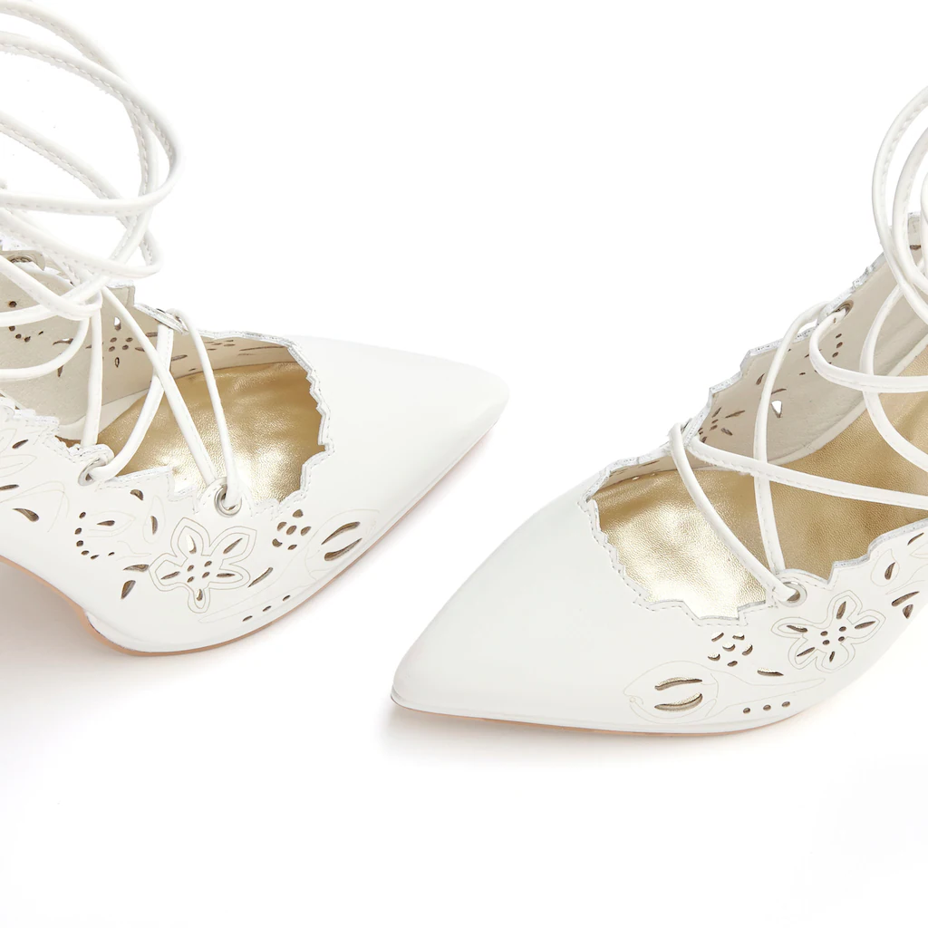 LASCANA Belle Affaire High-Heel-Pumps Stiletto Pump Mit Abnehmbaren Schnürbänder