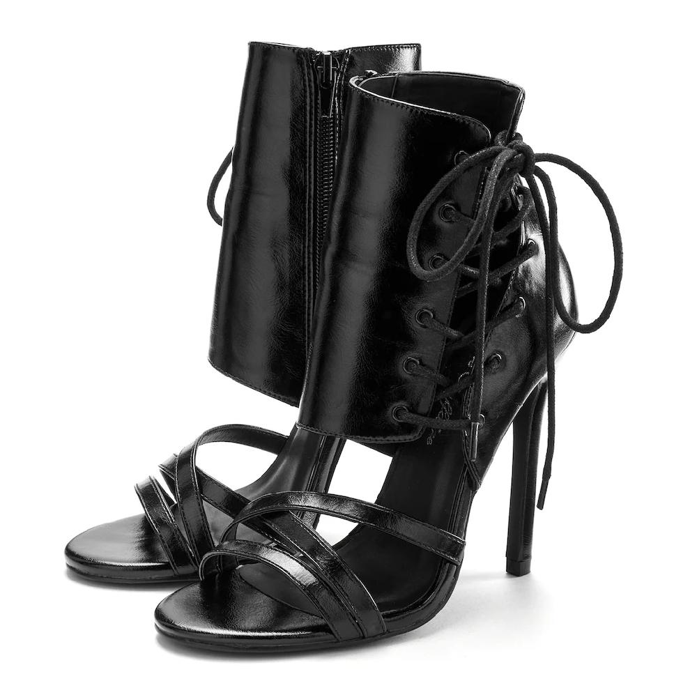 LASCANA Belle Affaire High-Heel-Sandalette offener Schuh Sandale Pumps mit verführerischer Schnürung. ▷ für